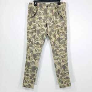 Ralph Lauren Denim & Supply Camo Cargo Pants Women’s 28 Zip Ankles 32X30 Stretch